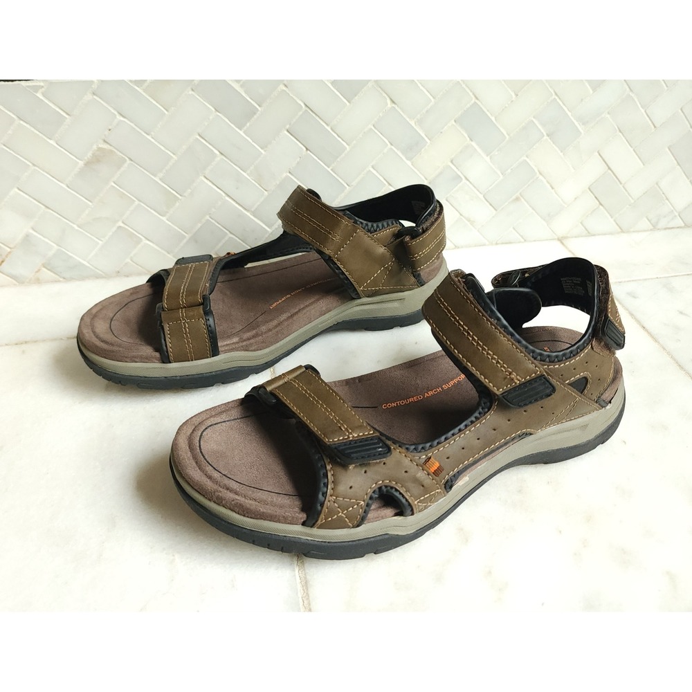 Ozark Trail Hiking Sandals Mens 11 Brown River Sport Terrain Outdoor Water Shoes